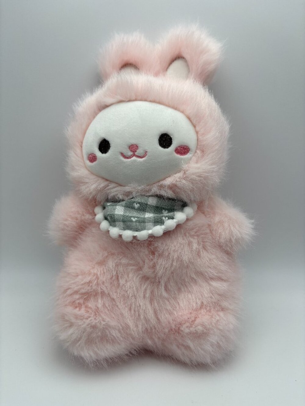 Stepping Stones Carried Away Plush Pink Kawaii Bunny Rabbit Stuffie (SKU: 894TO)